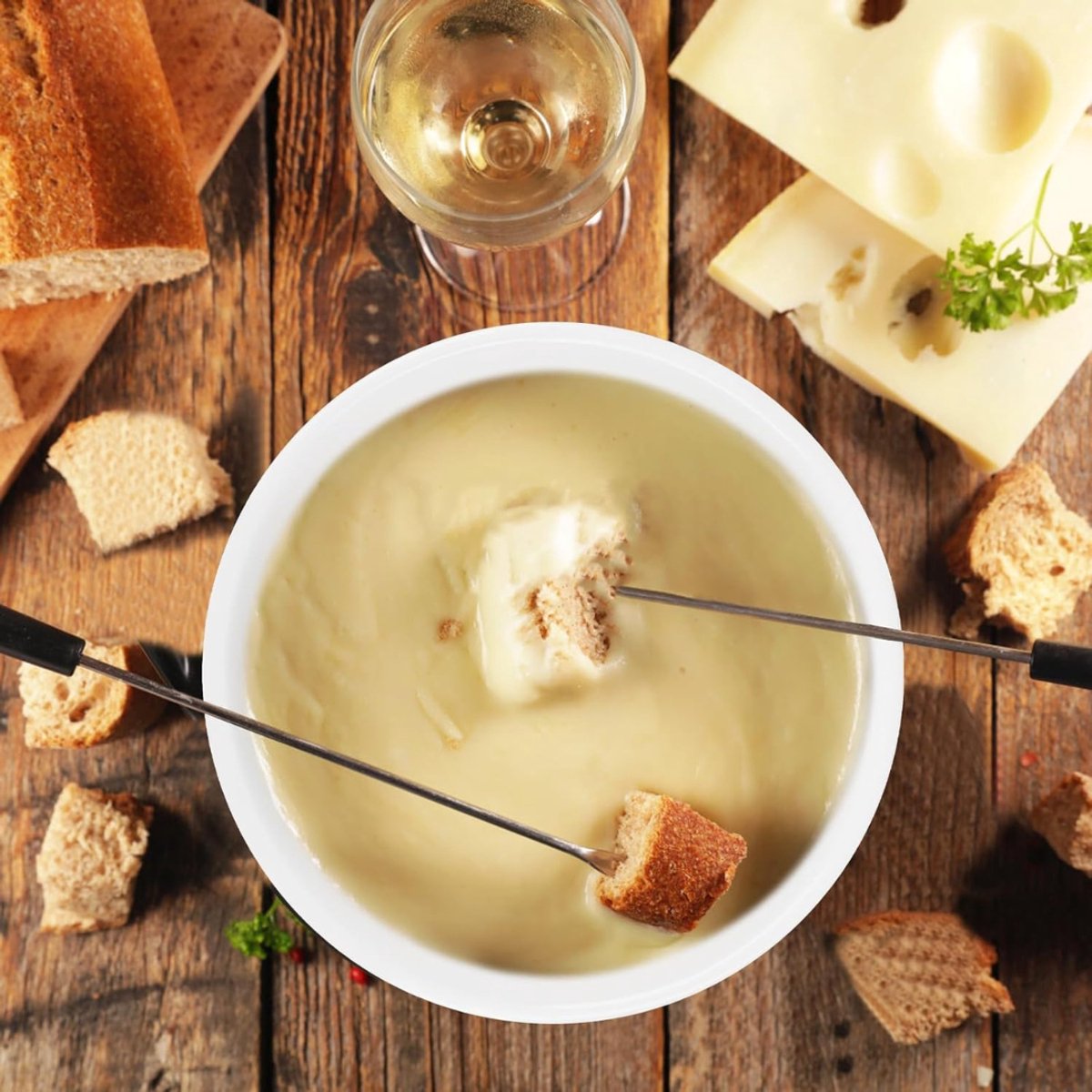 ZRSS® Kaasfondue Pan - Chocolade Fondueset Elektrisch - Anti-aanbak – foto 3