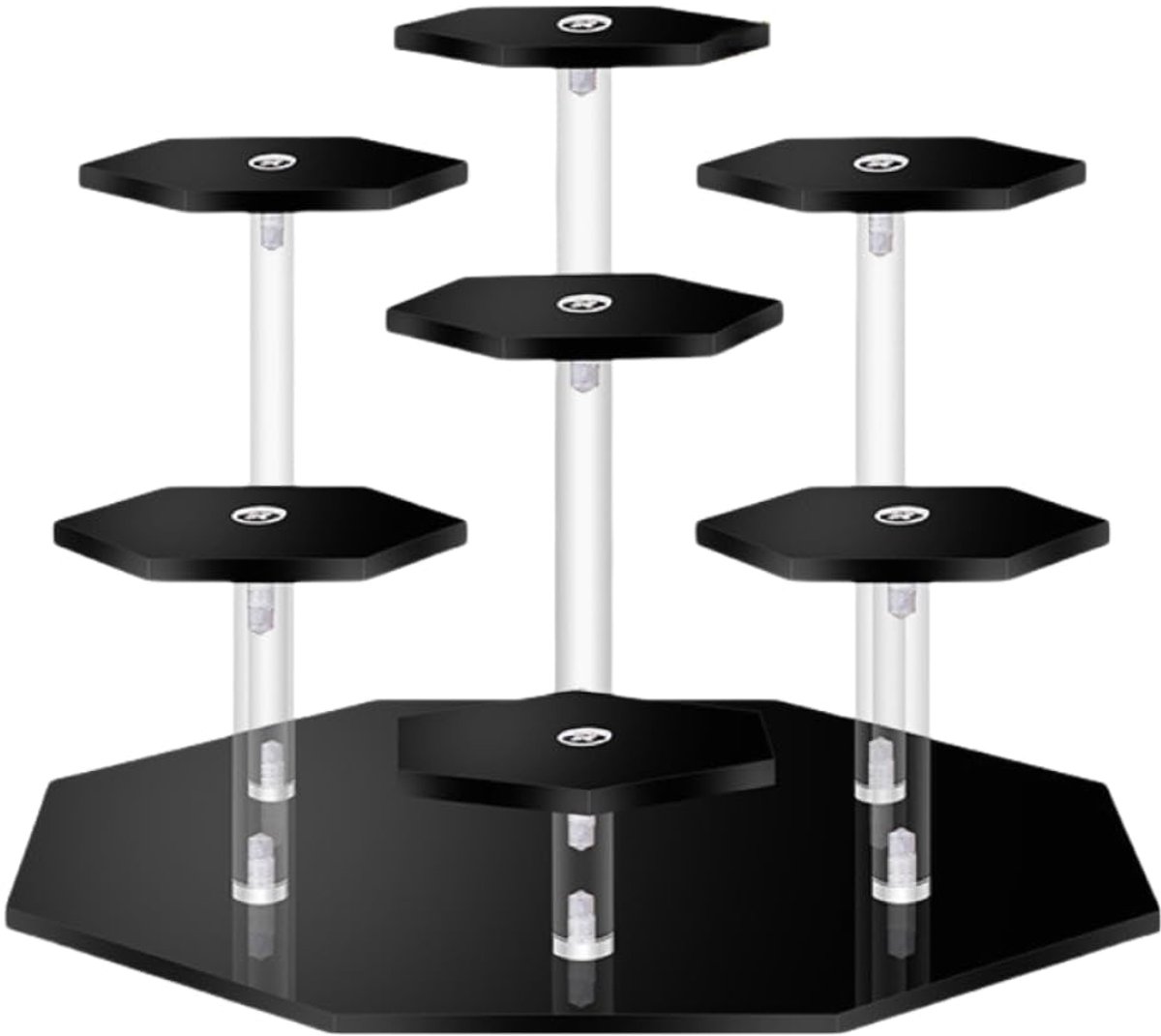 Azomor® Zevenlaagse transparante displaystandaard voor sieraden en verzamelobjecten