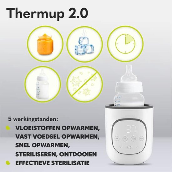 mavoa® flessenwarmer onderweg - flessenwarmer draadloos - Wit van mavoa — afbeelding 4