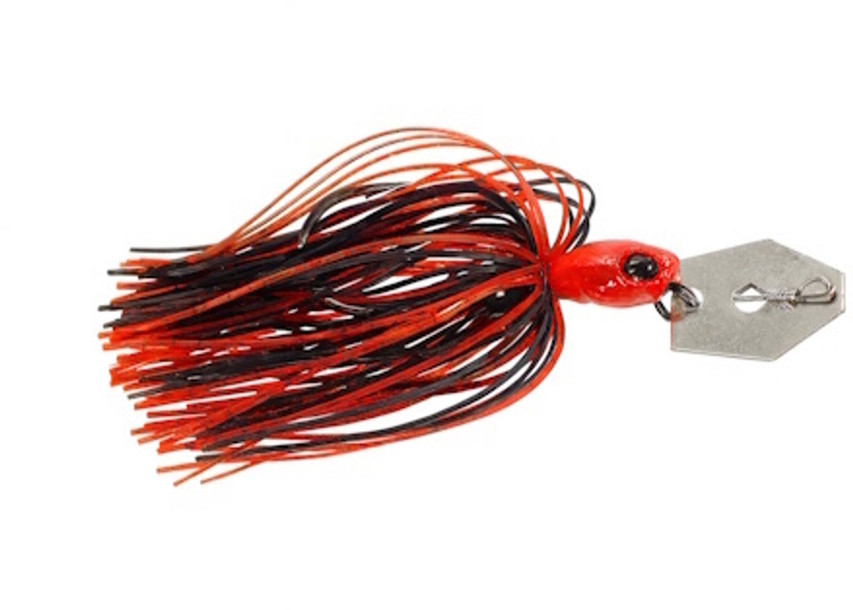 Predox Chatter-Baits - Predox chatterbaits met trillende actie voor snoek, snoekbaars en baars Red Tiger 11 cm – 10 g