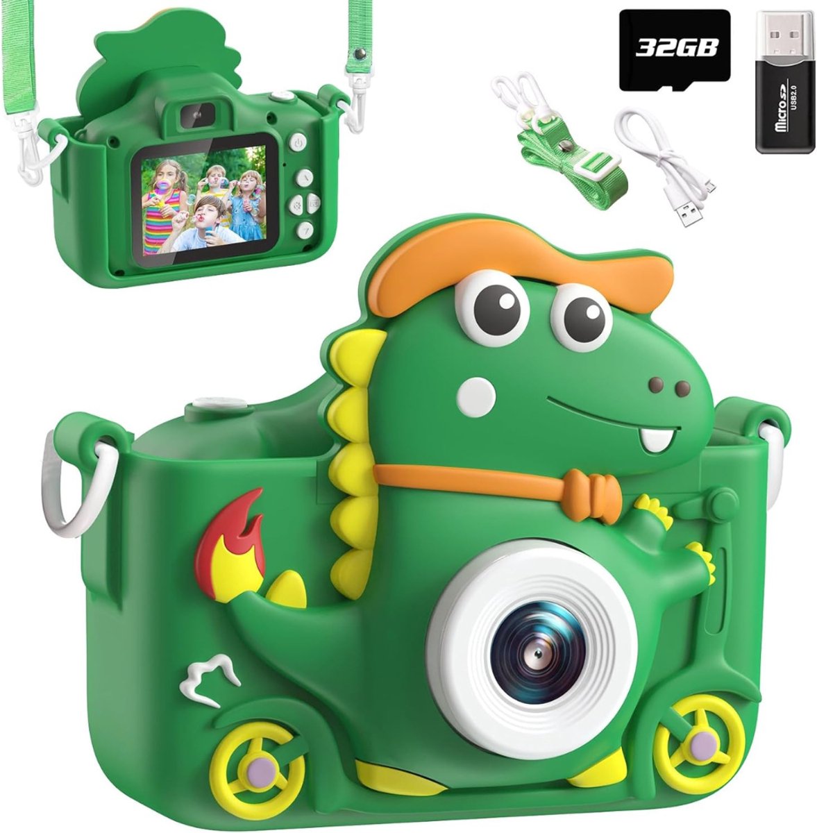 DailySupplies® Kinder Camera - Digitale Kindercamera - Kids Camera - Groen