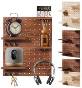 Pegboard Gatenwand voor hobby, het opbergen van sieraden, kastcording