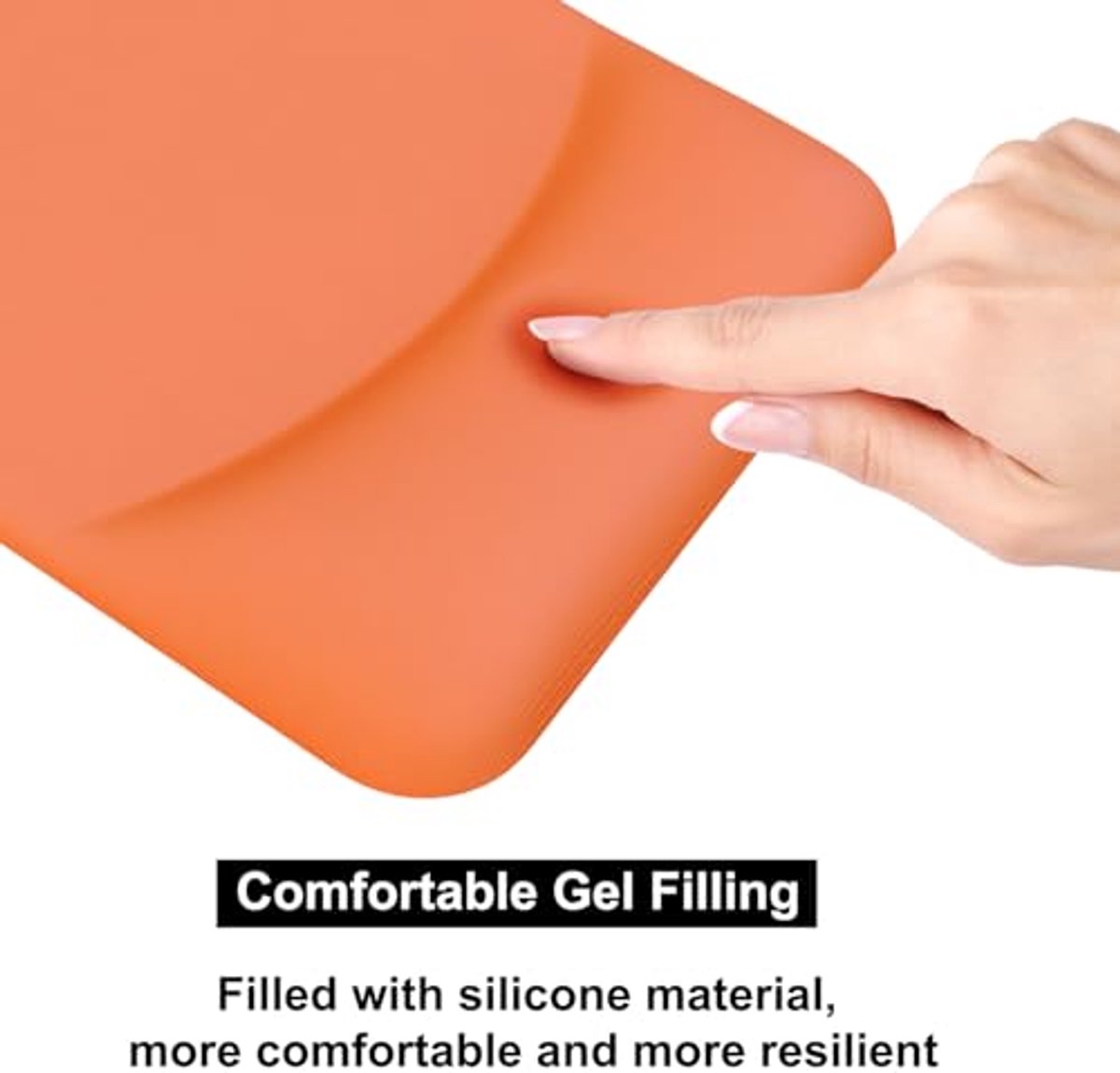 Ergonomische Gel Muismat met Polssteun - Antislip Rubberen Basis voor Laptop, PC en Gaming