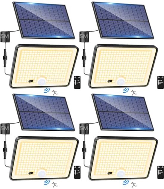 Solarlampen voor buiten met afstandsbediening, hanglamp op zonne-energie, 128 leds, 4400 mAh batterij, met 5 m kabel, IP65 waterdicht, bewegingsmelder, 4 modi, voor binnen en buiten, tuin, camping Solarlampen voor buiten met afstandsbediening, hanglamp op zonne-energie, 128 leds, 4400 mAh batterij, met 5 m kabel, IP65 waterdicht, bewegingsmelder, 4 modi, voor binnen en buiten, tuin, camping