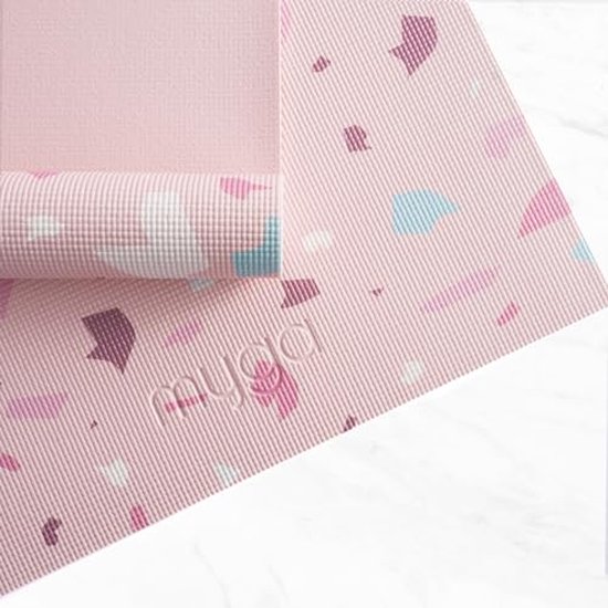 Yoga Mat - 6 mm Dikte Antislip Fitnessmat voor Yoga, Pilates, Meditatie en Reizen — afbeelding 2