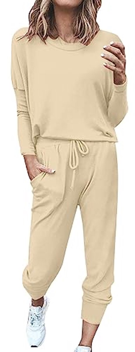 Dames Joggingpak Grote Maten - Loungewear Set en Trainingspak voor Thuis