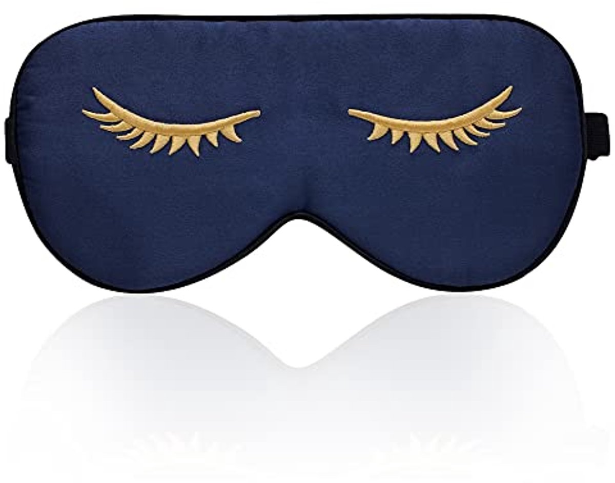 Slaapmasker van 100% zijde met verstelbare riem - Comfortabel en zacht voor een optimale slaap