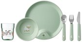 Service de table enfant Mepal Mio – 6 pièces – Cadeau maternité – Vaisselle pour enfants – Petite Ferme