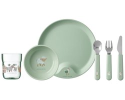Mepal Mio Kinderservies set Little Dutch - 6-delig - Kraamcadeau - Kinderservies - Little Farm
