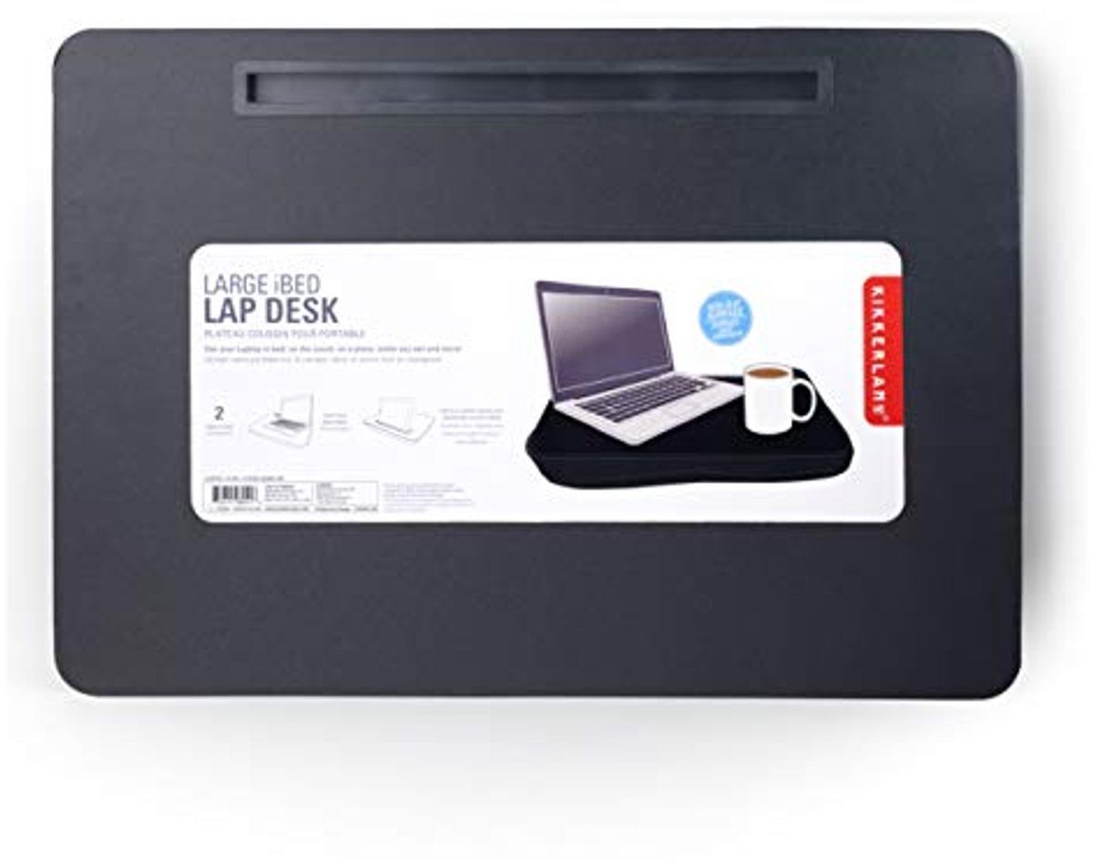 Extra grote tablethouder voor tablets en laptops - zwart