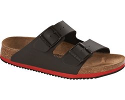 Birkenstock Dames Muil Arizona SL 54244 - Zwart/Rood - 39