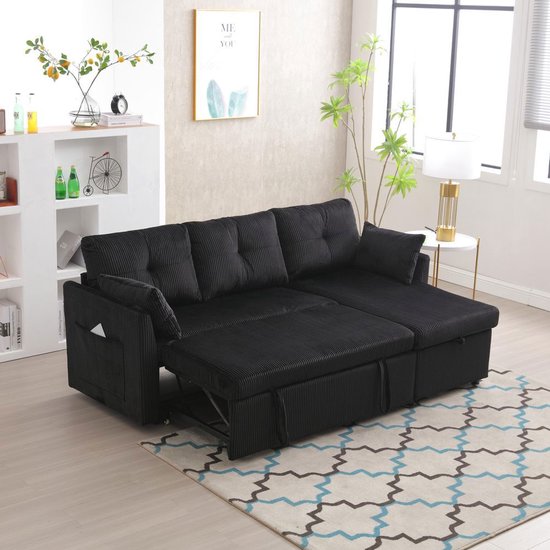 SUKY Multifunctionele Modulaire Hoekbank Met Opbergruimte - Verwisselbare Chaise Longue