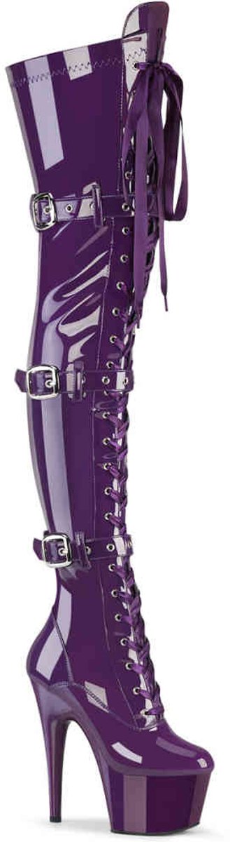 Pleaser ADORE-3028 Plateau overknee Laarzen 35 Shoes Paars