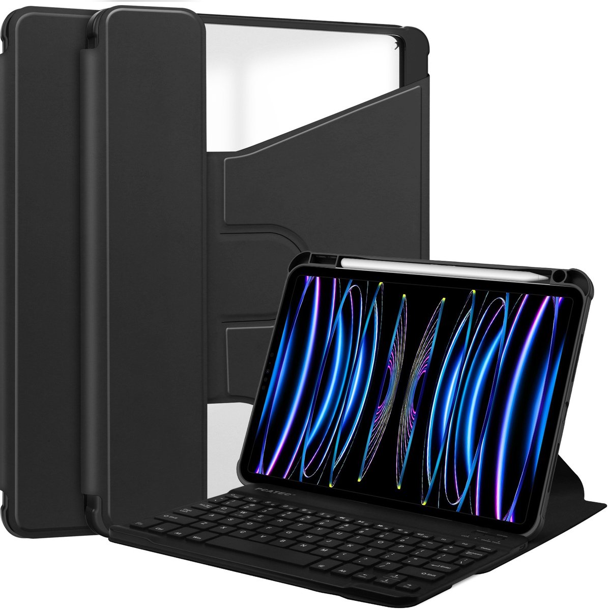 iPad 11 (A16) 2025/iPad 10e generatie Bluetooth-toetsenbordhoes