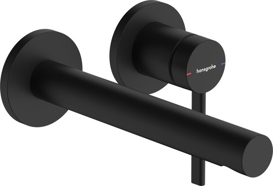 Hansgrohe Zesis S - Mitigeur lavabo encastré, avec bonde de vidage, installation 2 trous, EcoSmart+, noir mat 74750670