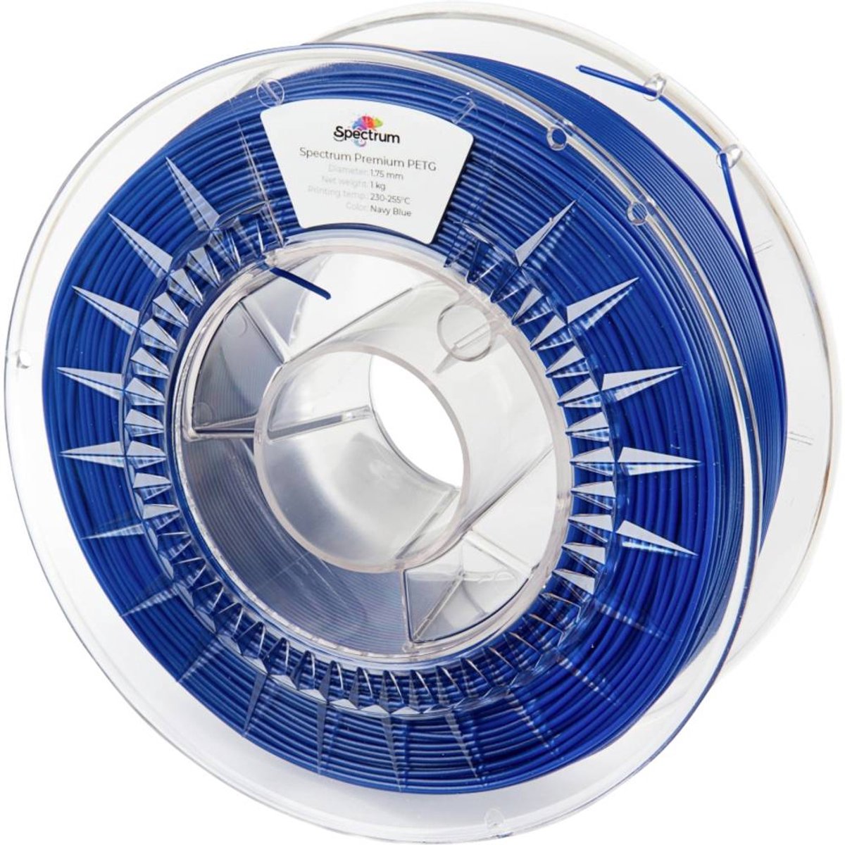 Spectrum Filaments 80309 PET-G Premium Filament PETG Chemisch bestendig, Slagvast 1.75 mm 1000 g Navy Blue, Marine-blau