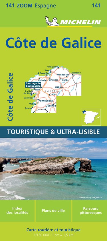 Michelin Zoom 141 Cote de Galice - cover