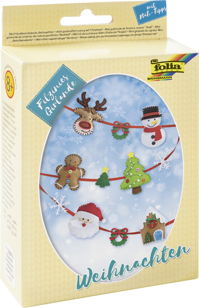 Viltnaaiset 'Viltelingen' kerstslinger
