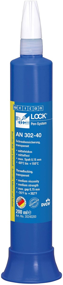 Weicon AN 302-40 – Anaeroob Bevestigingsmiddel – 200 ml Pen-systeem