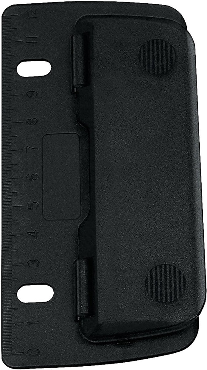 Pocket 2-gaats perforator zwart
