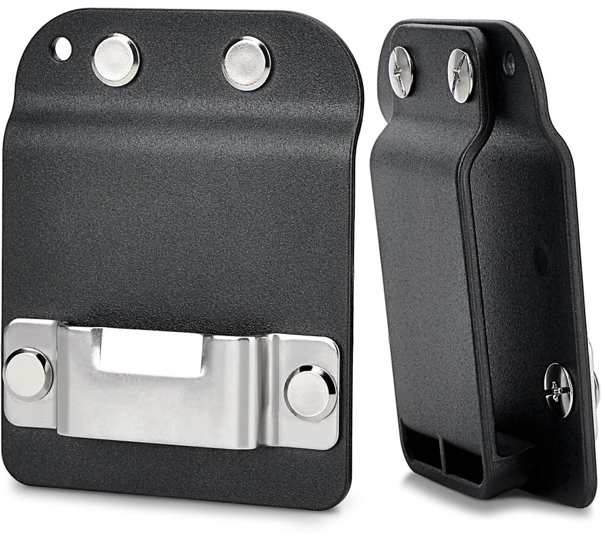 Rolmaathouder voor aan de riem, platte rolmaatclip voor aan de riem, geschikt voor gereedschapsriemen tot 5 cm, rolmaathouder, accessoires voor elektriciens, timmerlieden en loodgieters