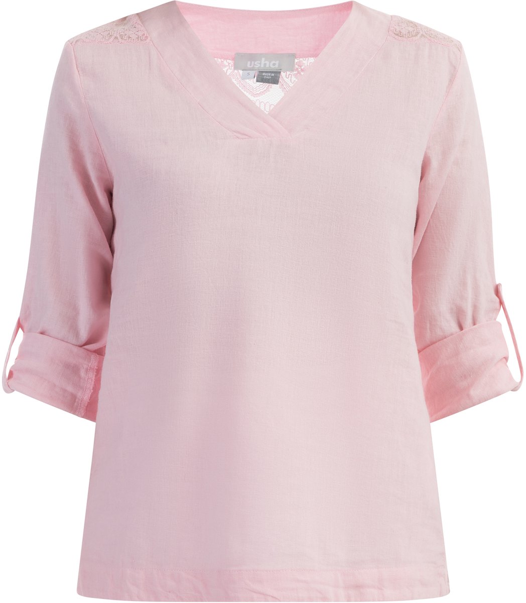 usha Blouseshirt met kant