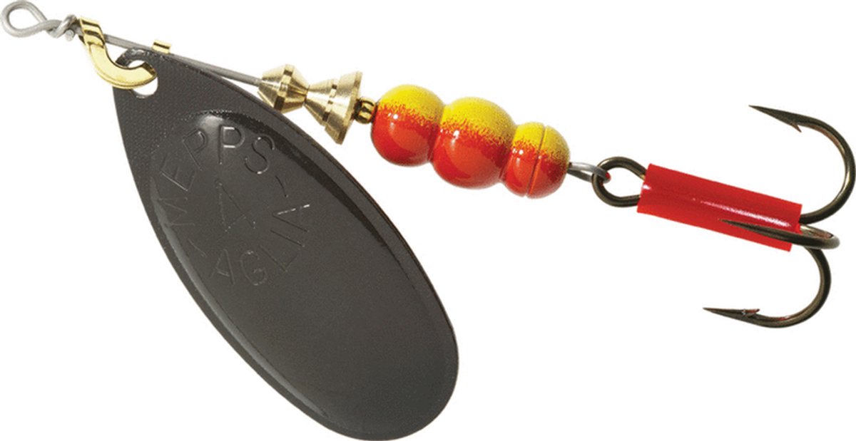 Mepps Aglia black - #4 - 9 gram - Fishing-bait.nl