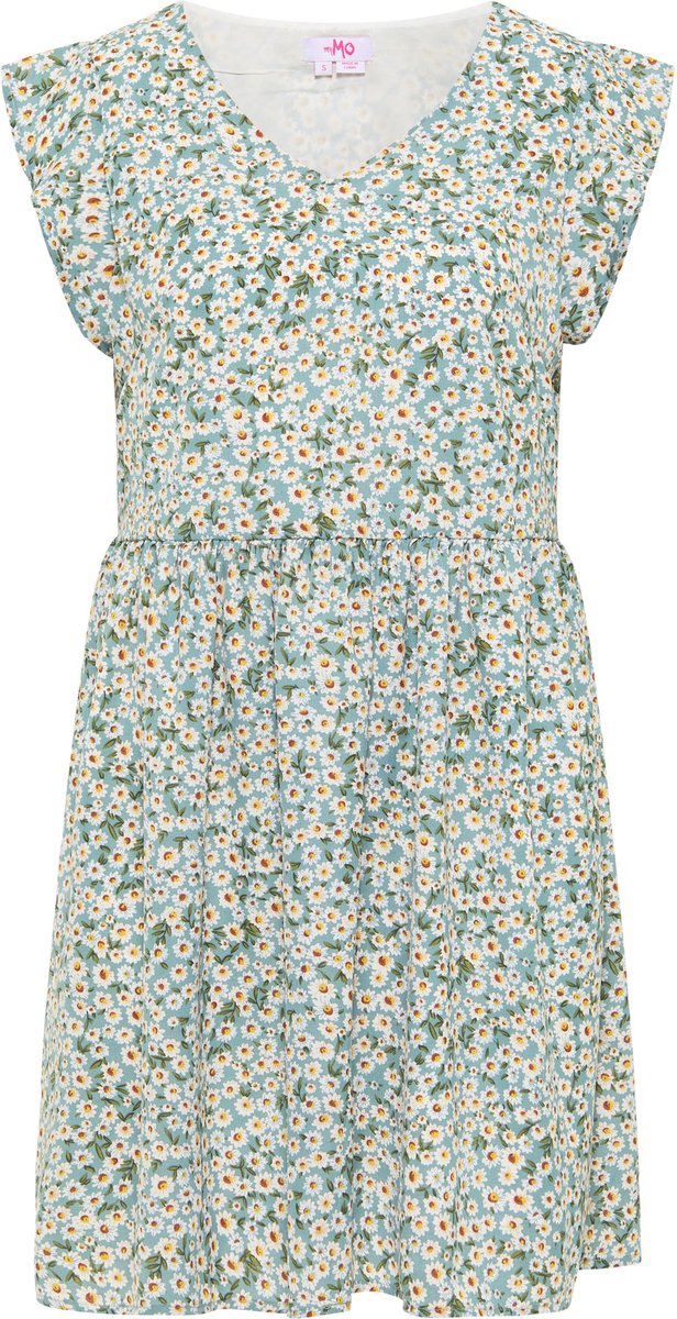 MyMo Jurk Blauw Veelkleurig