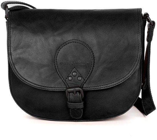 Doorgestikt leren crossbodytas met hart voor dames | Ralph Lauren® NL