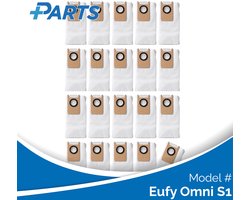 Eufy Omni S1 Stofzakken (20 Stuks, Plus.Parts® alternatief voor T29B9)