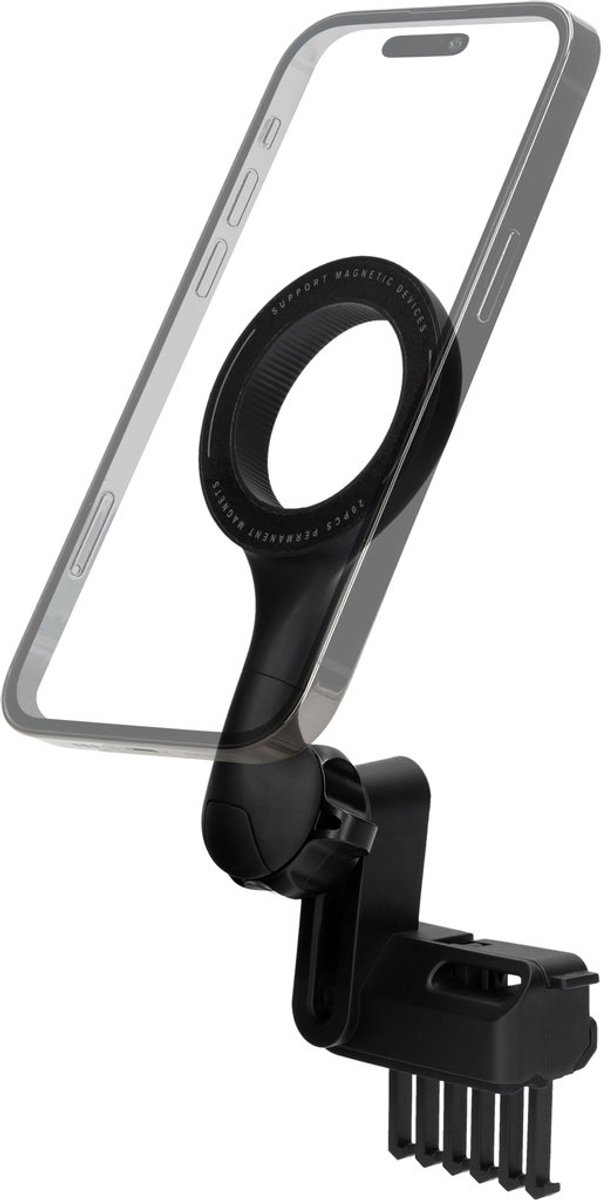Mobiparts Magnetic Air Vent Holder for Tesla - Zwart