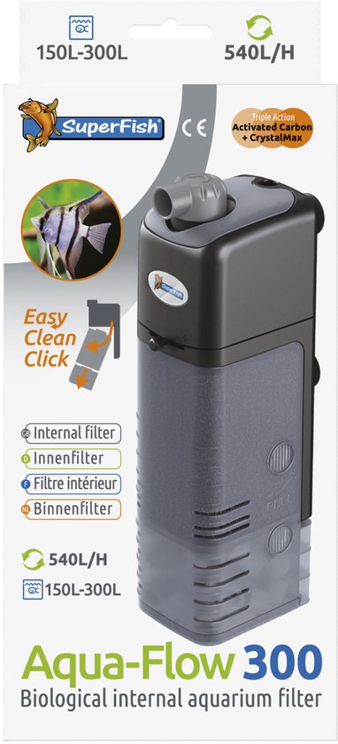 Superfish AquaFlow 300 - Aquariumfilter - 540 L/H