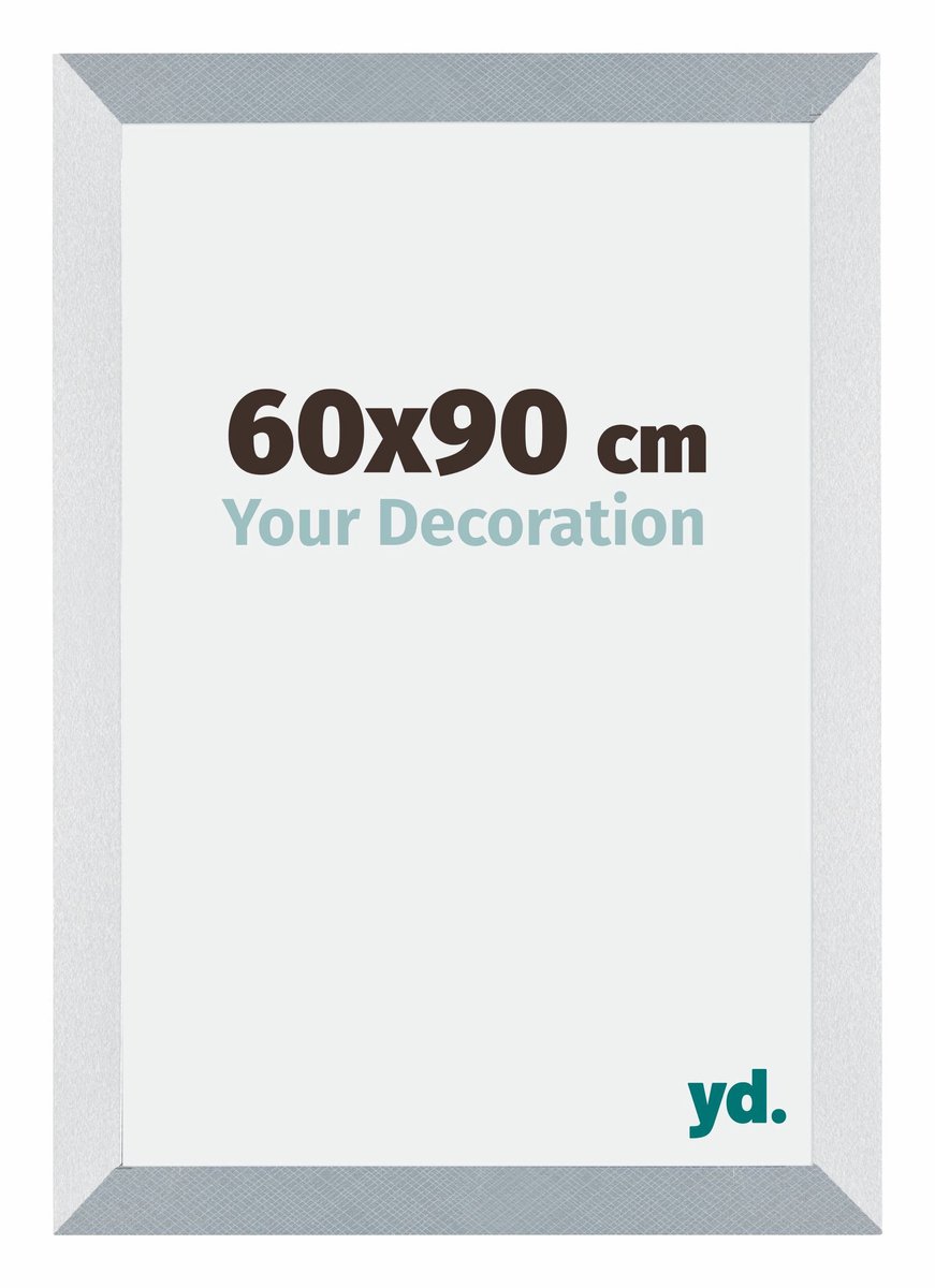 yd. Your Decoration - Fotolijst 60x90 cm - MDF - Aluminium Geborsteld - Mura