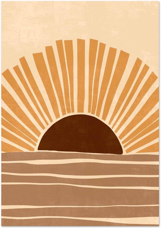 Boho – Rising sun Poster 30x40 cm - cadre non inclus