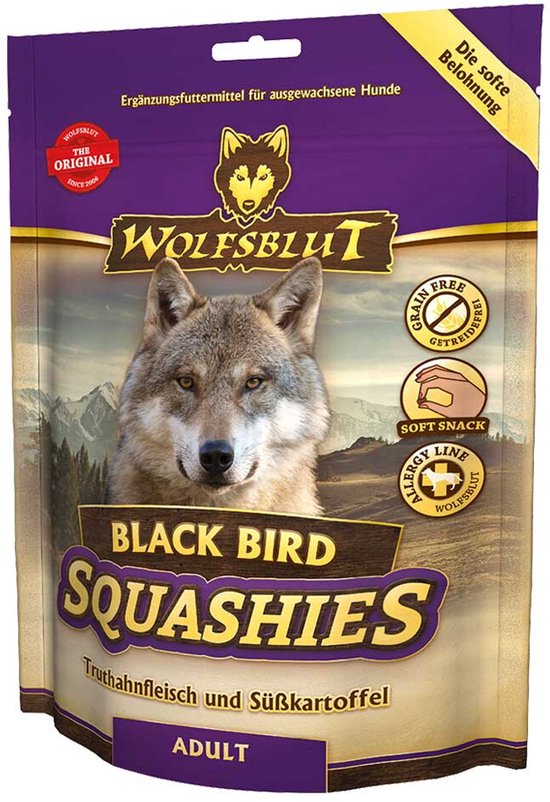 Wolfsblut Squashies Black Bird Adult - 6 x 300 gr - Voordeelverpakking