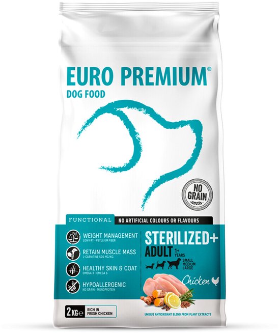 Euro-Premium Adult Sterilized+ - 2 kg