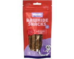 10x Braaaf Hondensnack Rol Sticks Lam - Vis 12 cm 80 gr