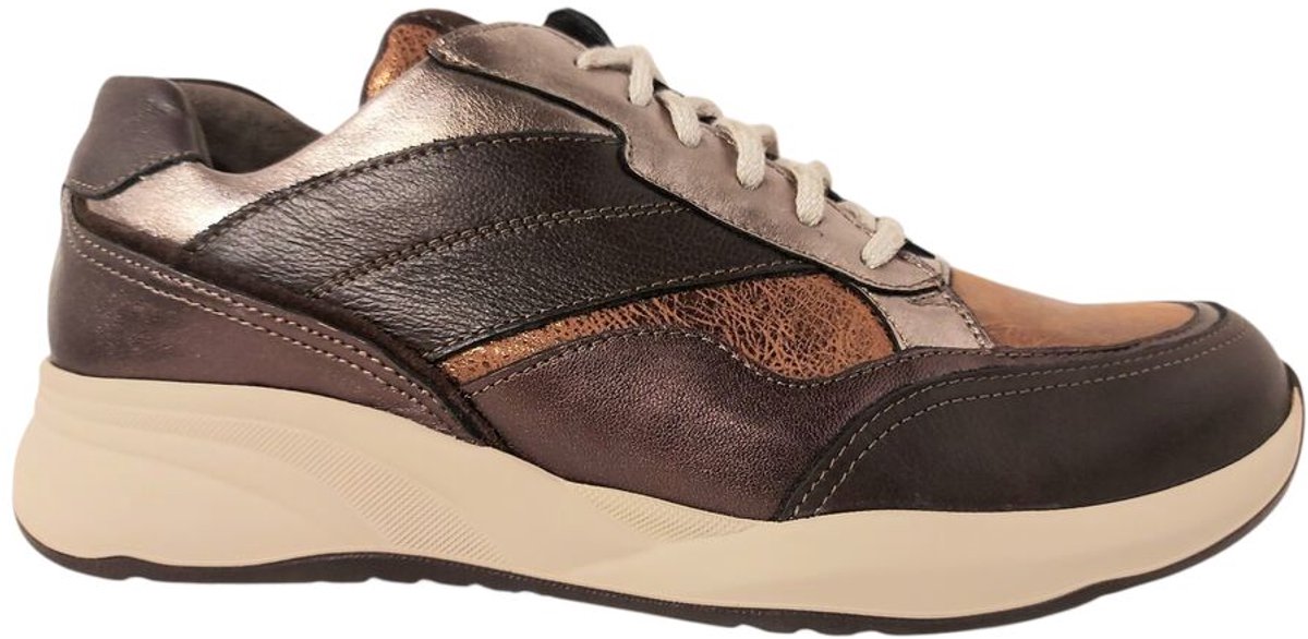 Durea Sneaker 6308 608 1878 Donkerbruin Brons Wijdte K