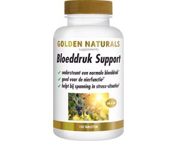 Golden Naturals Bloeddruk Support (120 veganistische tabletten)