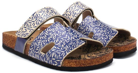 GOBY - Moucheté - Slippers - Sandales pour femmes - Haute qualité - Fait main - Taille 41