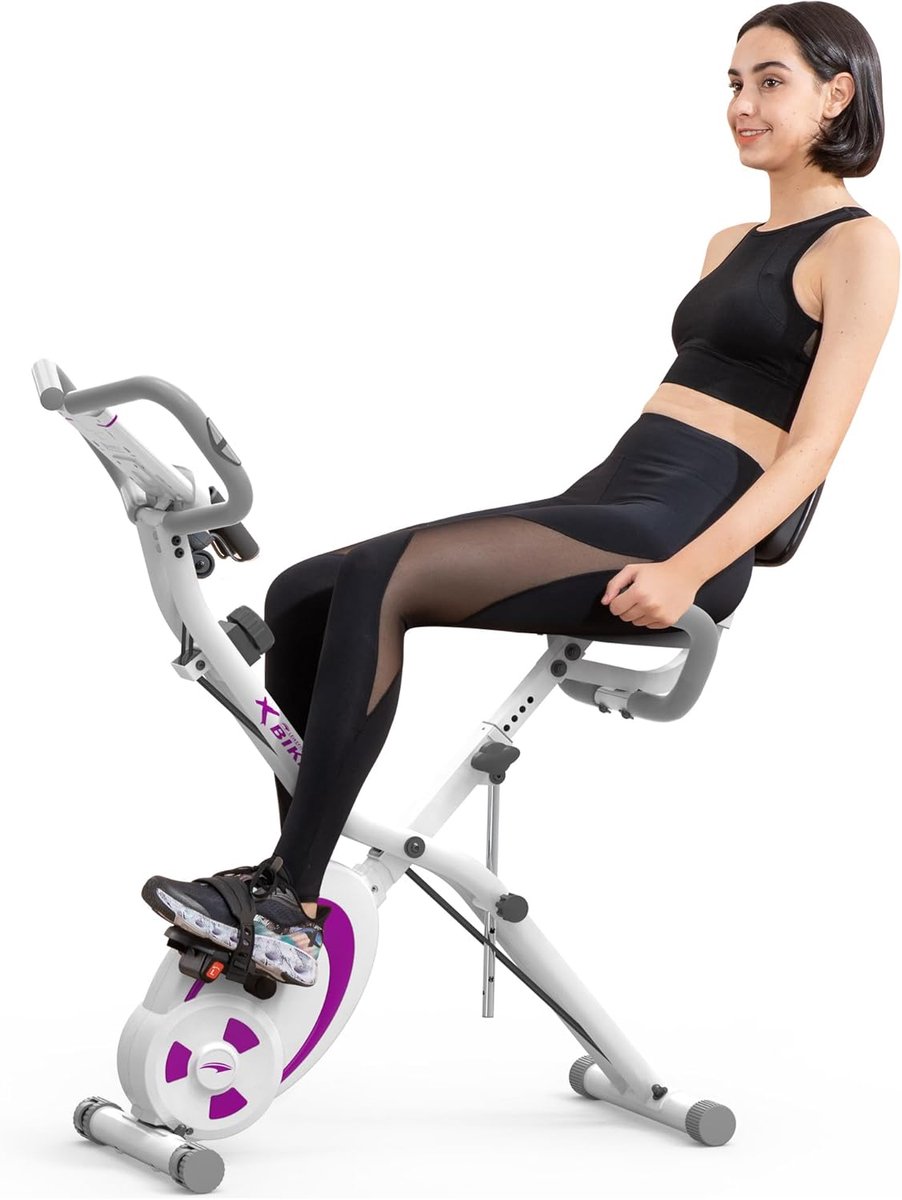 Opvouwbare Hometrainer met Armweerstandsbanden en LCD-monitor