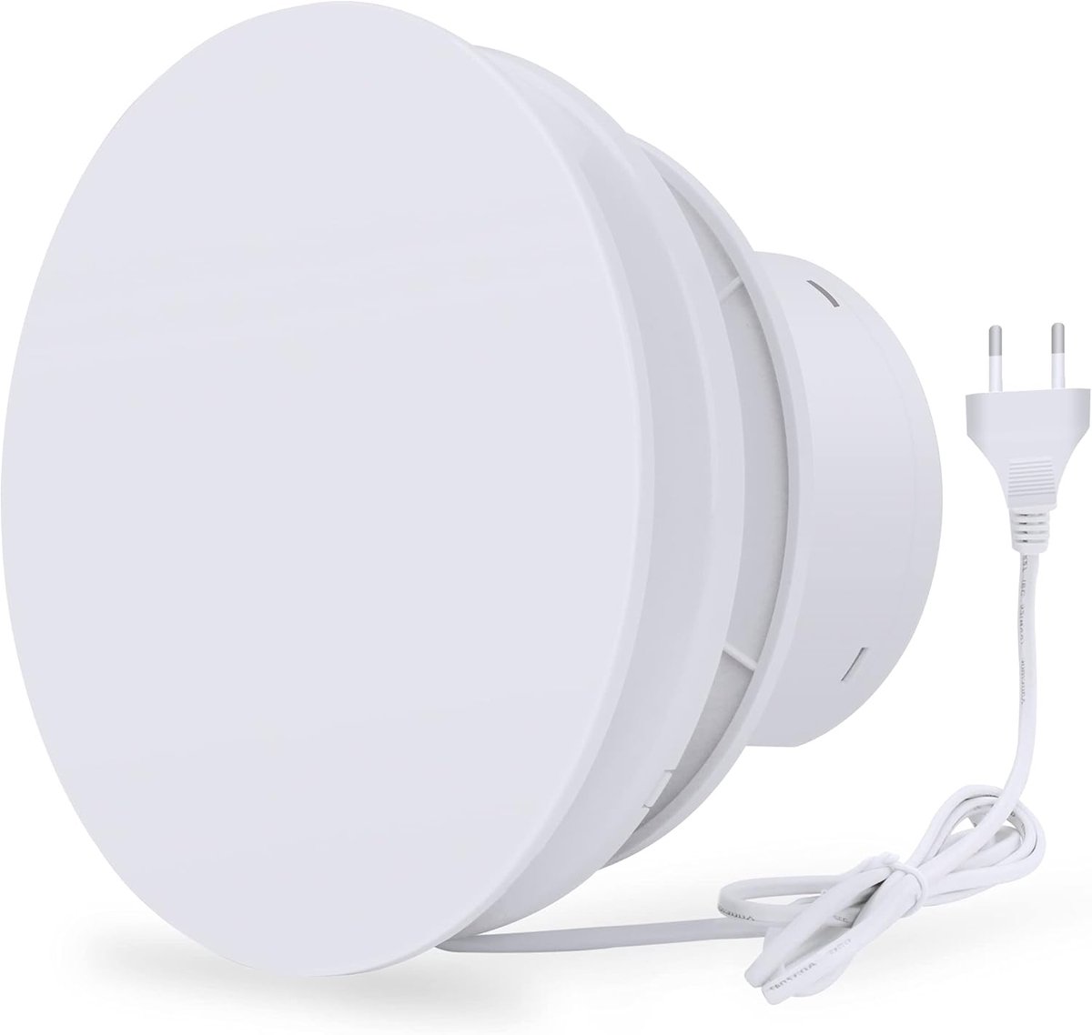 Afzuigventilator 95 m³/u 100 mm met terugslagklep voor keuken, badkamer, garage en meer
