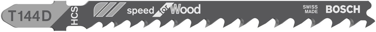 Bosch - Decoupeerzaagblad T 144 D Speed - for Wood