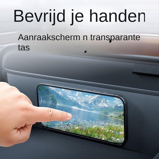 Kinder Reis Tafel - Autostoel Organizer - Reizen met Kinderen - Snelle Montage - 41 x 33 cm - Zwart van Kinder — afbeelding 4