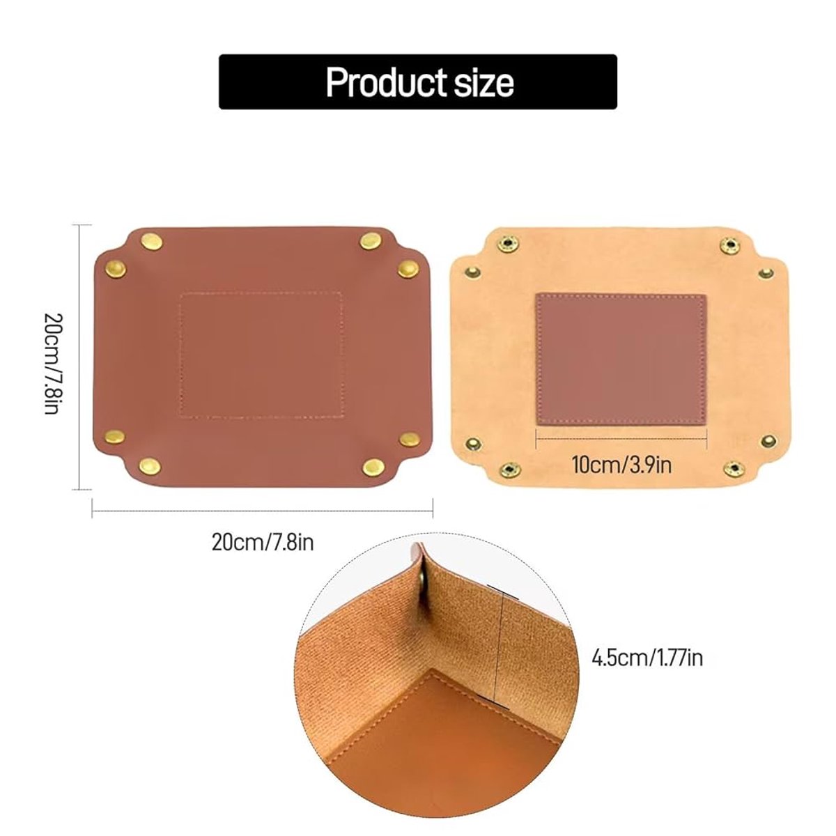 Leren Sleutelhouder - Ruimtebesparend en Modern Design - 1 stuk - PU-leer