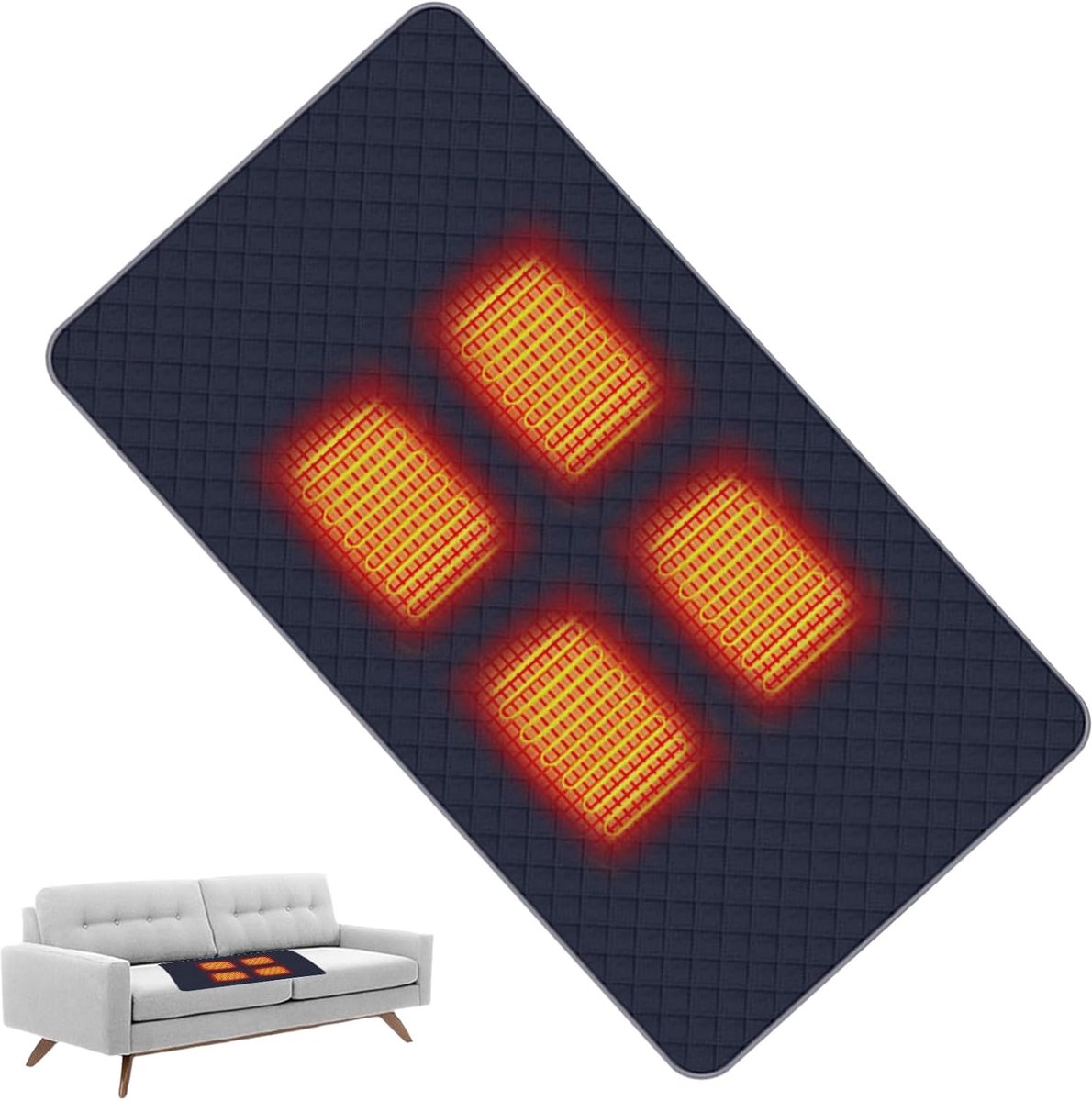 USB Verwarmd Zitkussen - Comfortabele Verwarming Voor Thuis, Buiten En Sport