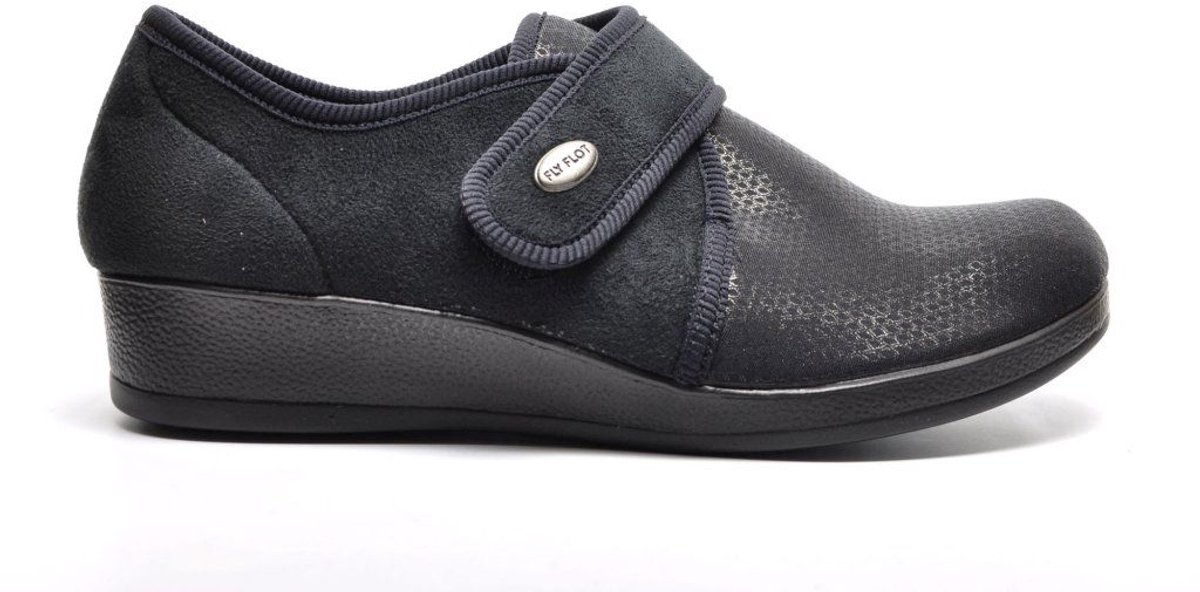 Fly Flot Zwarte Pantoffel Steunzolen maat 42