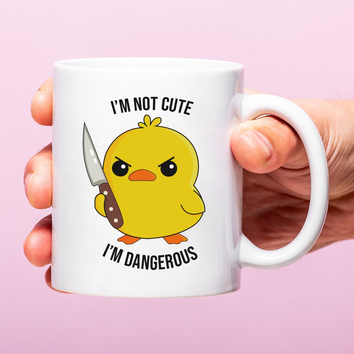 Ditverzinjeniet.nl Mok I'm Not Cute I'm Dangerous