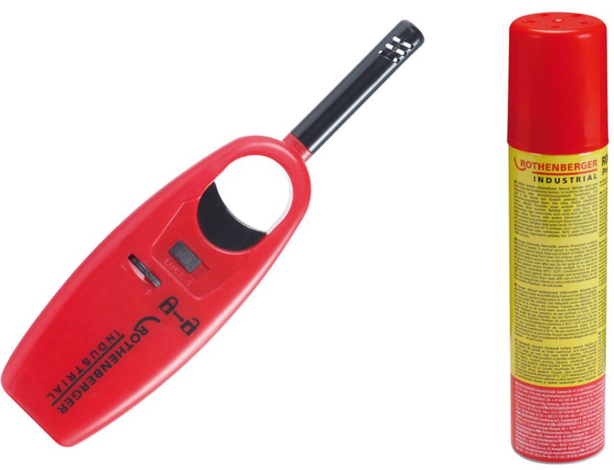 ROTHENBERGER Industriele gasaansteker Mini incl. 1x navulgas 100 ...