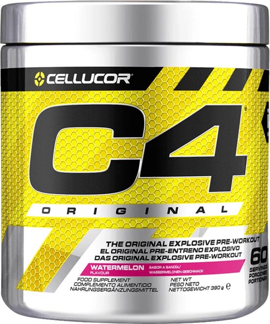 Cellucor C4 Original Pre Workout – Watermelon – 60 shakes (400 gram)